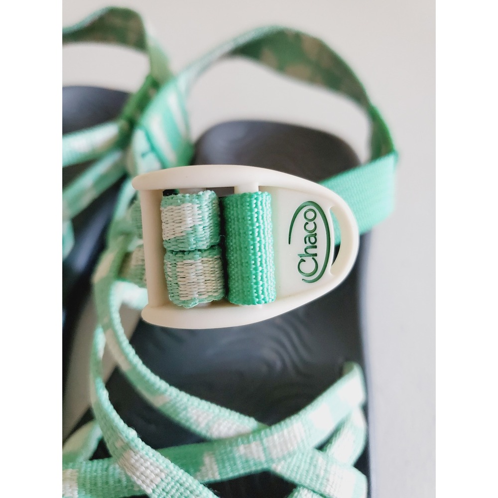 Chaco Womens Z Cloud 2 Mint Green Strappy Toe Loop Hiking Sandals Size 7 J107070 - Picture 3 of 10